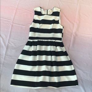 Altard State Black and White Striped Dress